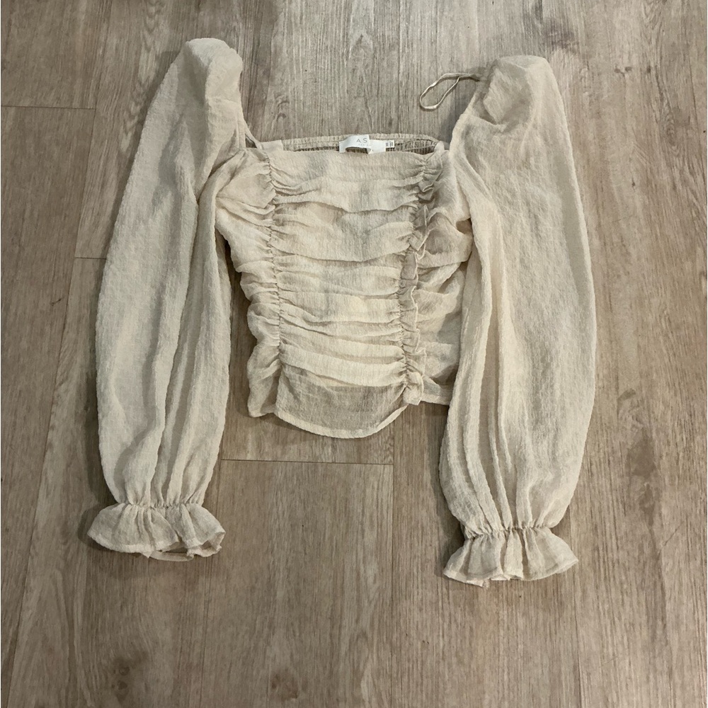 Bohemian top a little bit see-through brand south Moon under new with tag